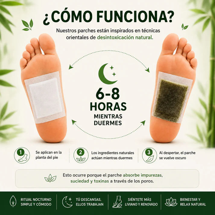Parches Kinokis para pie