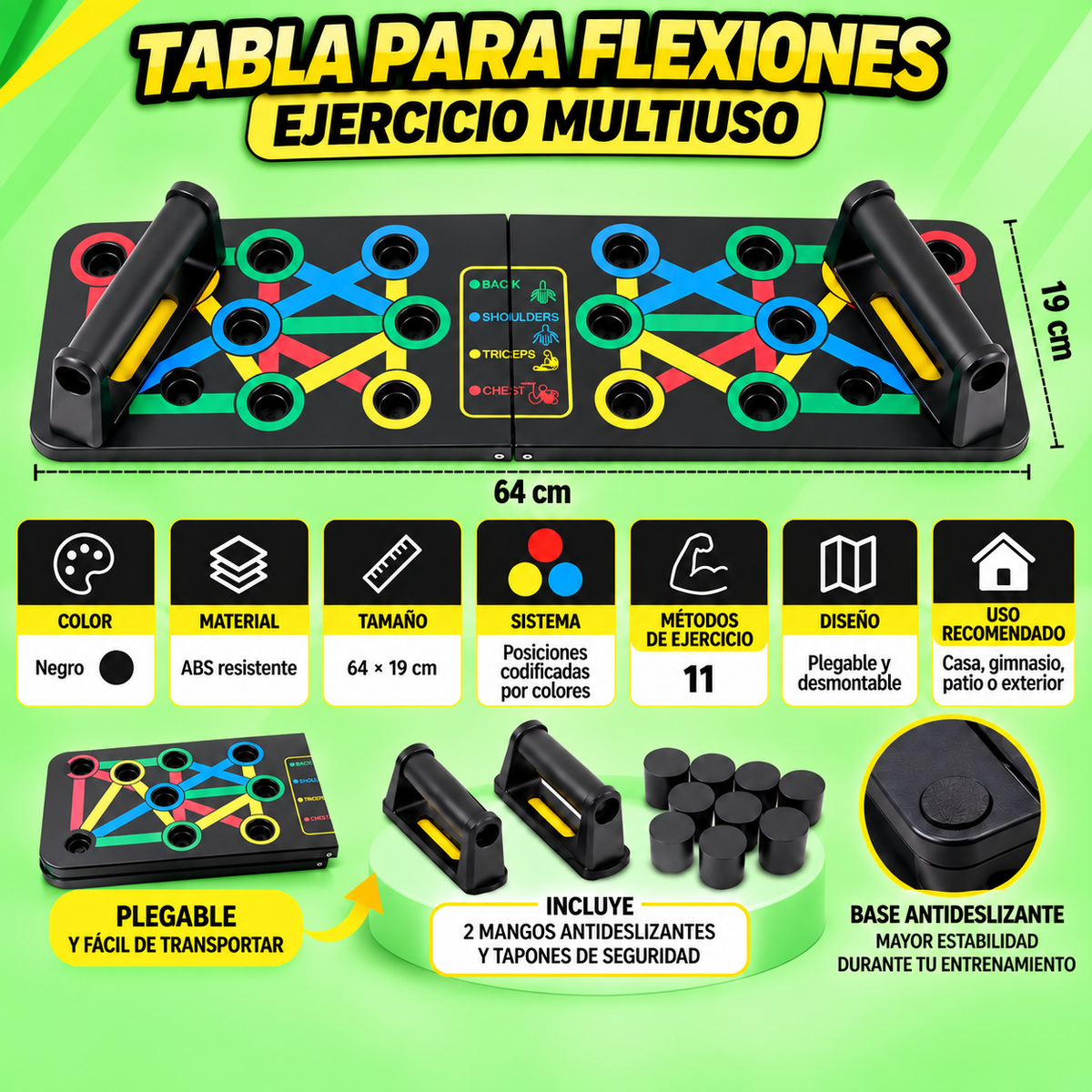 Tabla Flexiones Ejercicio Multiuso