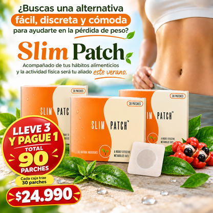 Tripack Parches Adelgazante SlimPatch X3