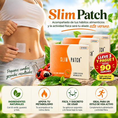 Tripack Parches Adelgazante SlimPatch X3