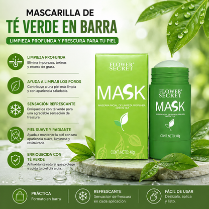 Mascarilla Té Verde en Barra
