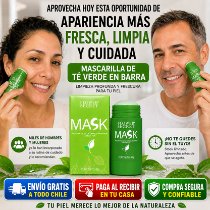 Mascarilla Té Verde en Barra