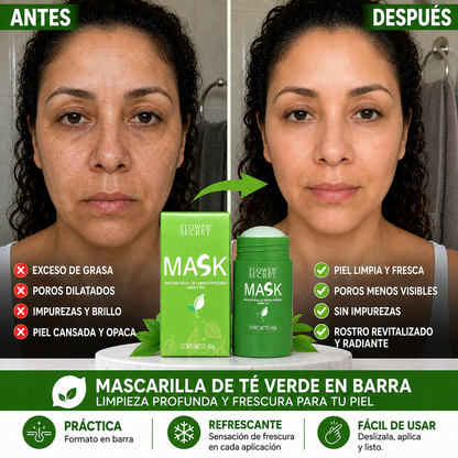 Mascarilla Té Verde en Barra