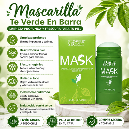 Mascarilla Té Verde en Barra
