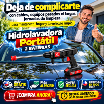 Hidrolavadora con Dos Baterias