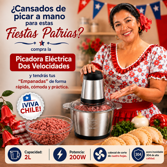 Picadora Eléctrica Dos Velocidades