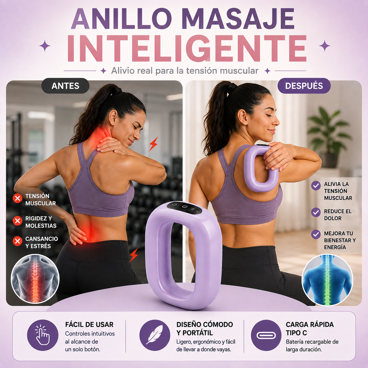 Anillo Masaje Inteligente