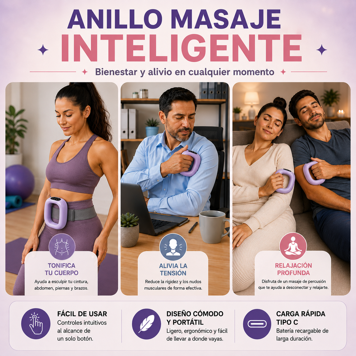 Anillo Masaje Inteligente